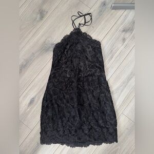 Victoria secret black lace dress